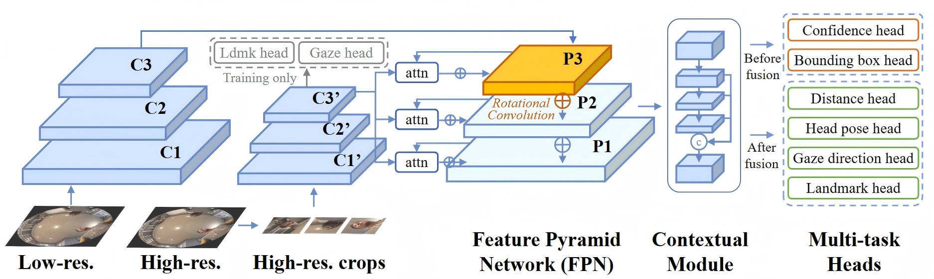 GazeOnce360 Model Architecture